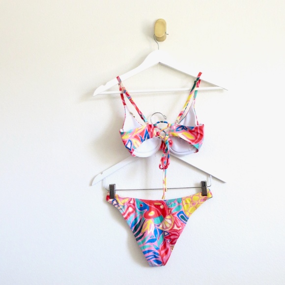 NEW! Kenny Flowers THE COLOMBIA Underwire Bikini Top and Bikini Bottom Set M - Picture 12 of 16